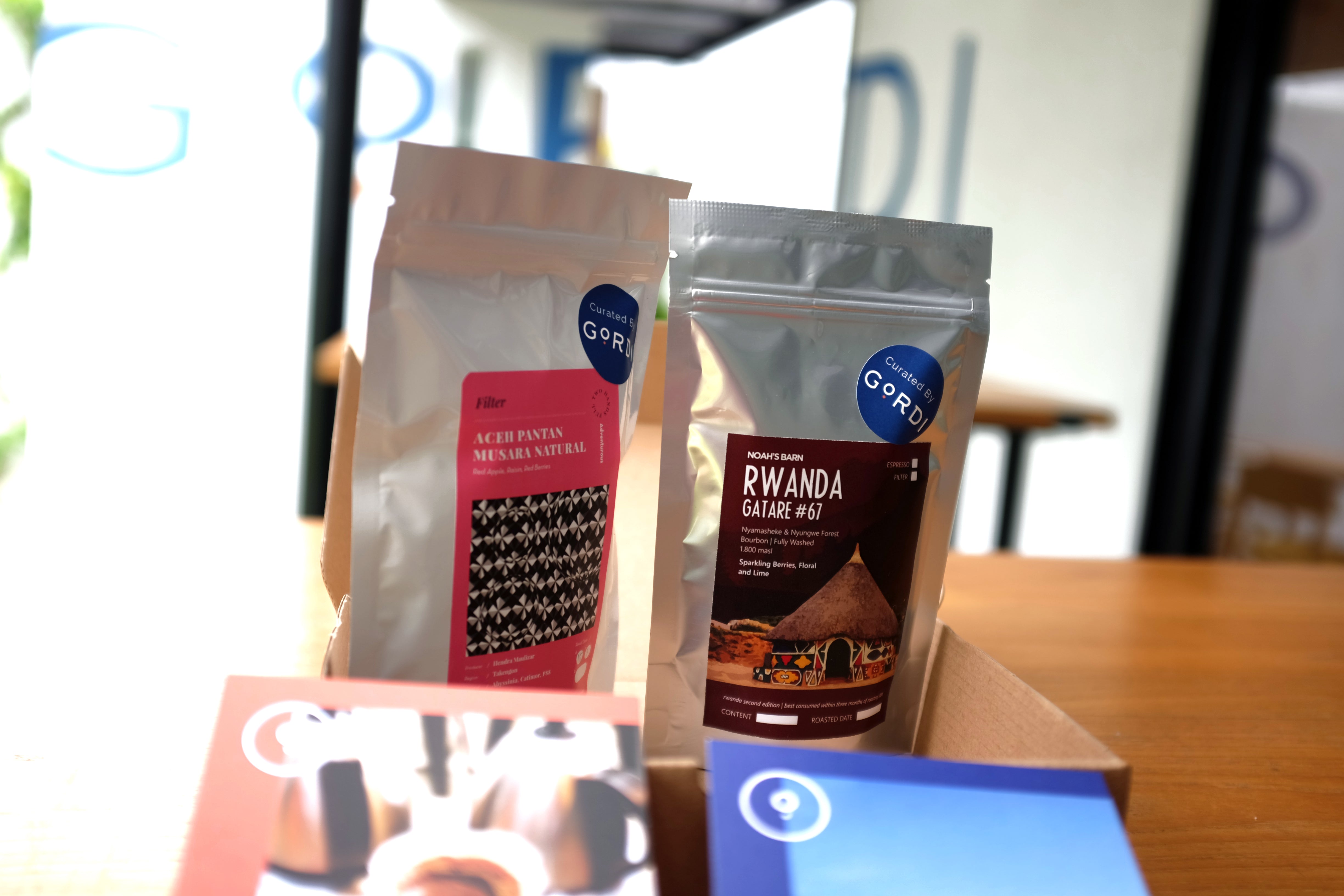 Rwanda Gatare #67 & Aceh Pantan Musara Natural; Dua Kopi Pilihan Gordi di akhir bulan Maret 2018